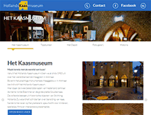 Tablet Screenshot of kaasmuseum.nl